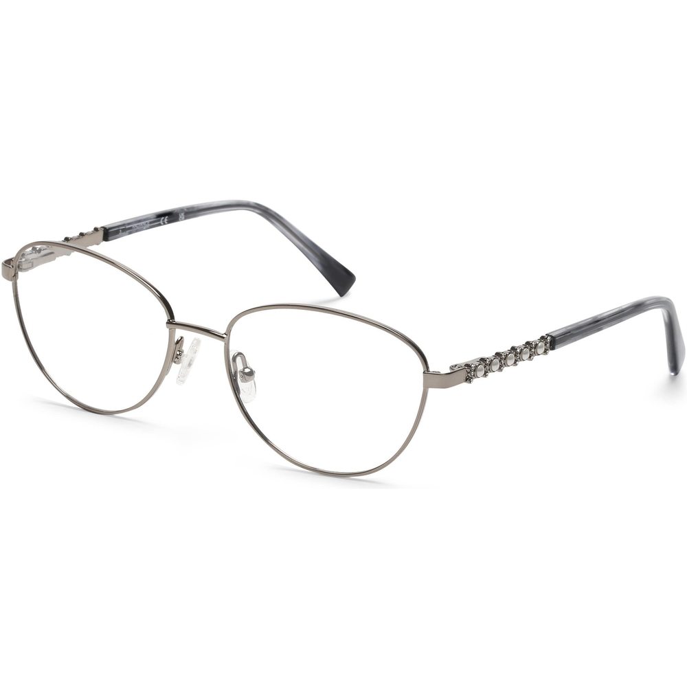 New Radiance by Viva VV-8026 014 Shiny Light Ruthenium Eyeglasses 52/16/140